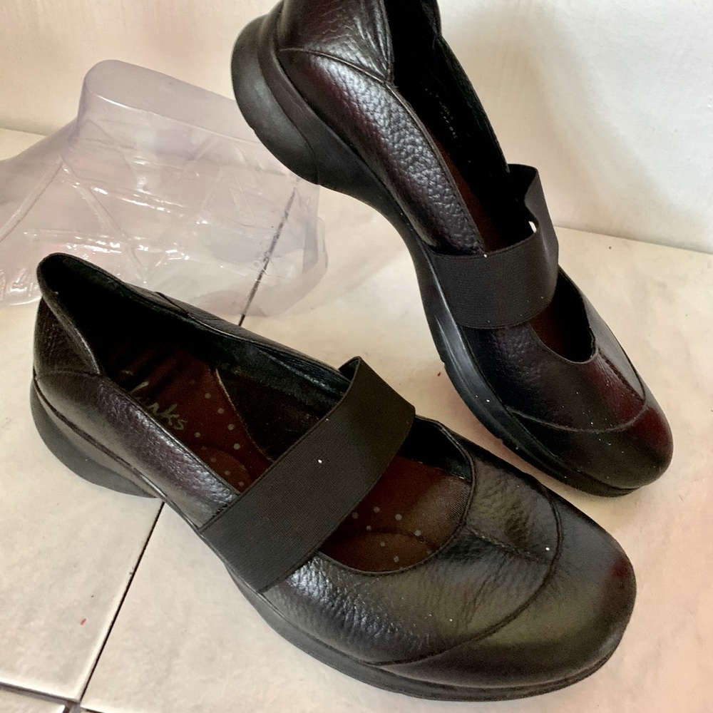 Clarks leather loafers